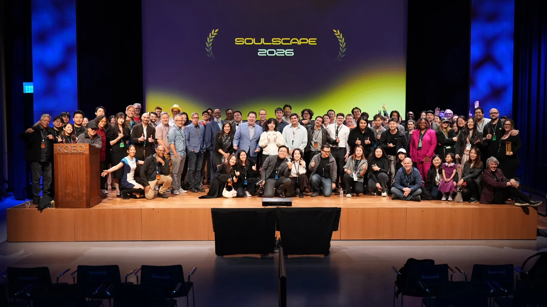 Everyone on stage at the close of Soulscape 2026